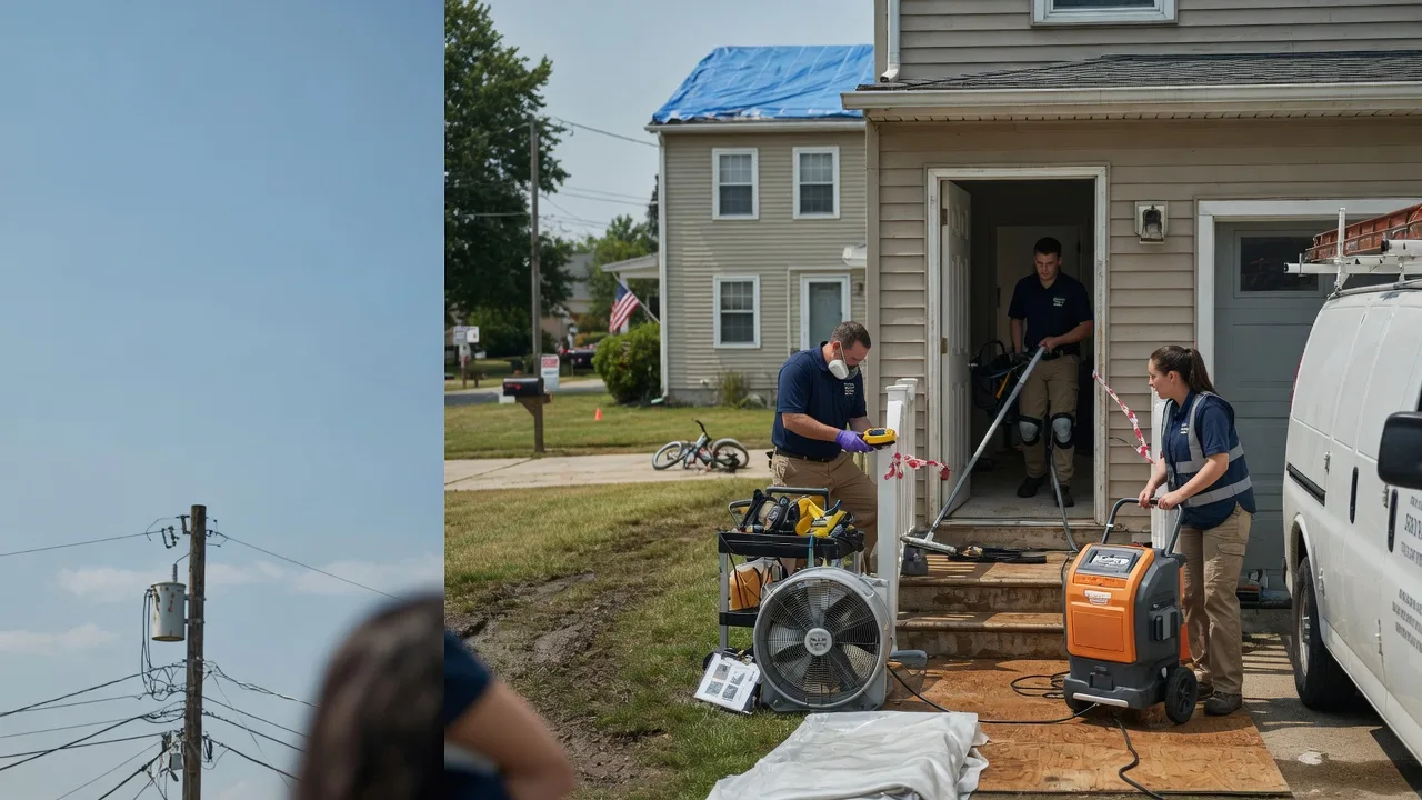Water Damage Repair in Goldsmith, IN near me